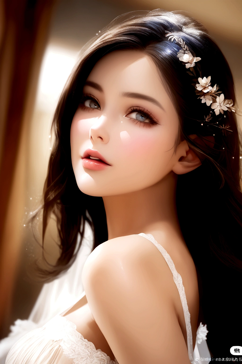 Creates the image of the most beautiful and sensual woman in the world