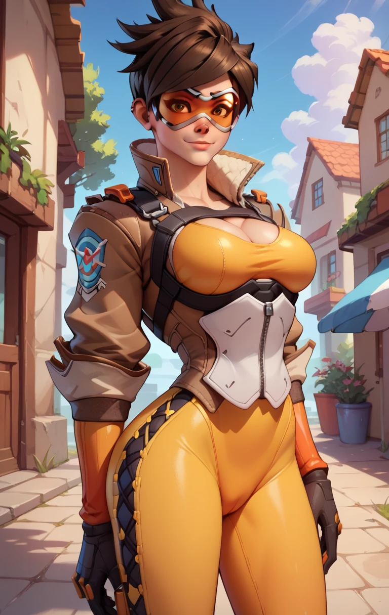 sexy woman tracer big tits
