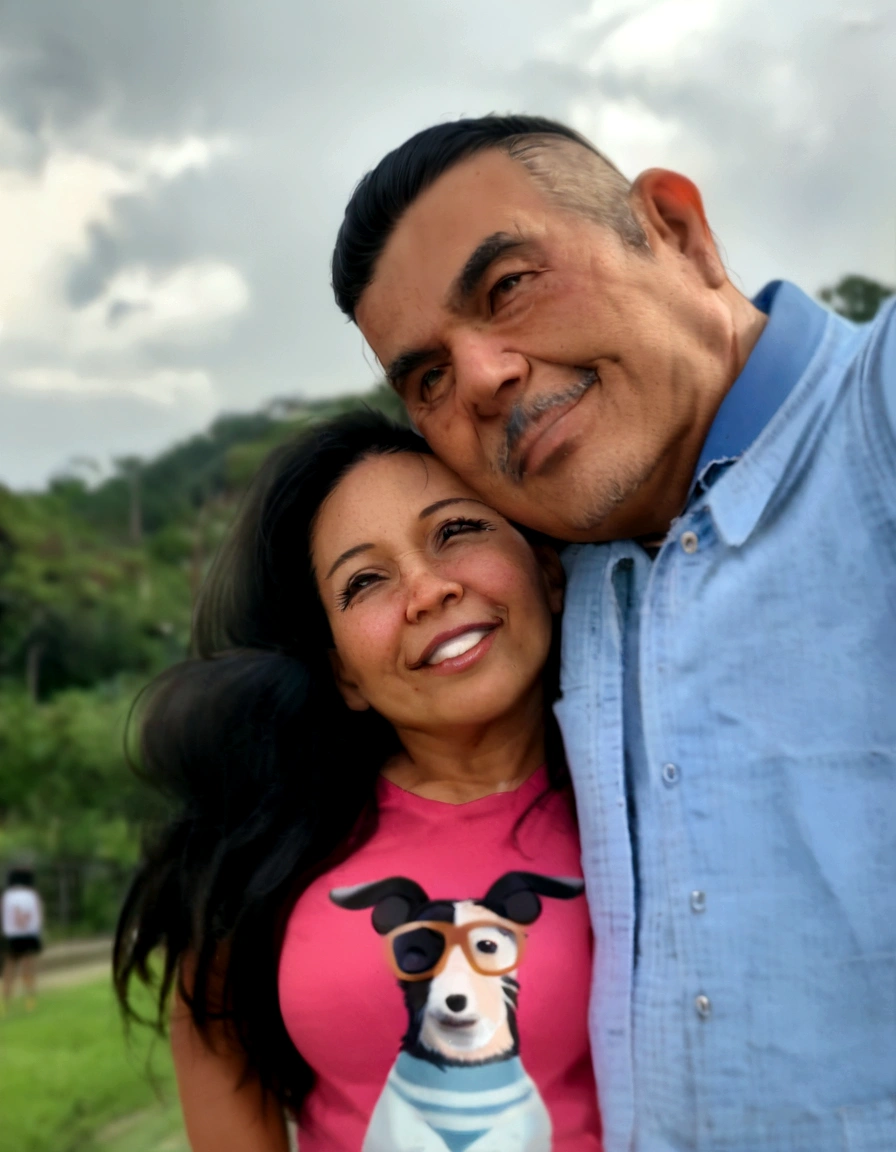 there is a man and a woman posing for a photo, Mom and Dad, profile picture, profile picture, taken in the early 2020s, 1614572159, portrait of two people, headshot profile picture, 8k selfie photography, profile picture, photo taken in 2 0 2 0, carla ortiz