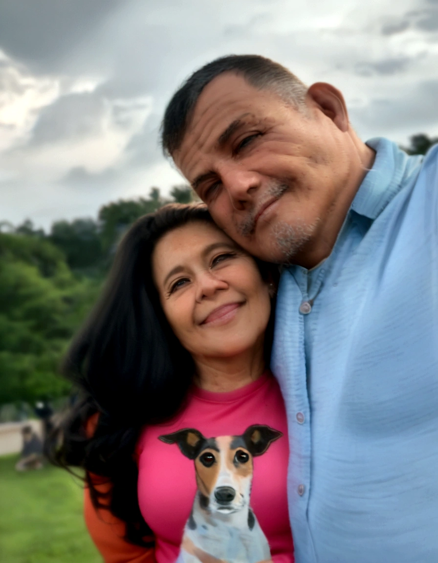 there is a man and a woman posing for a photo, Mom and Dad, profile picture, profile picture, taken in the early 2020s, 1614572159, portrait of two people, headshot profile picture, 8k selfie photography, profile picture, photo taken in 2 0 2 0, carla ortiz