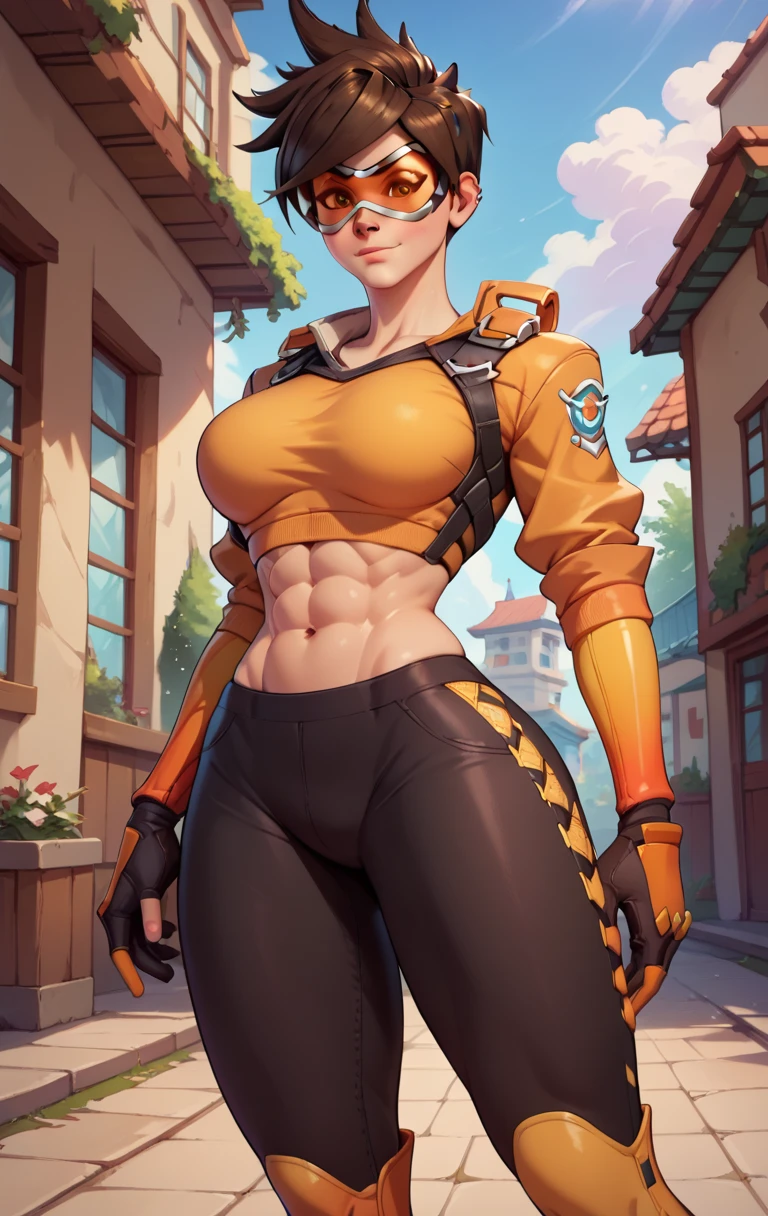 giant sexy woman tracer abs