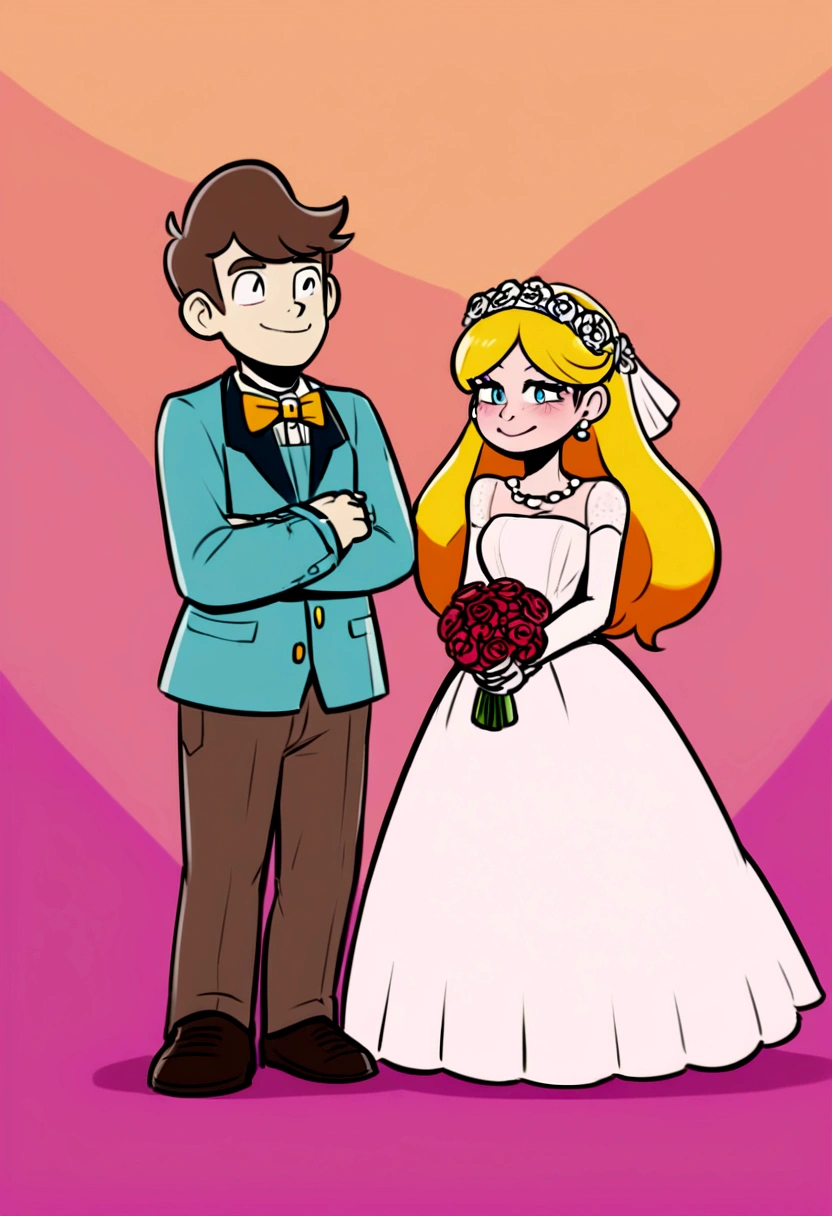 Mabel Pines and Dipper Pines, from gravity falls, a tv show made by disney, are getting married