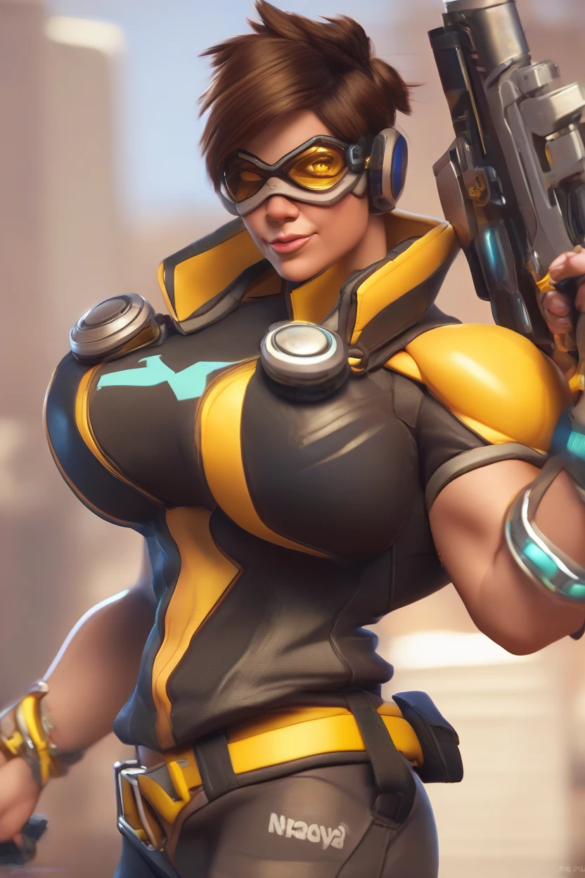 big muscle woman tracer