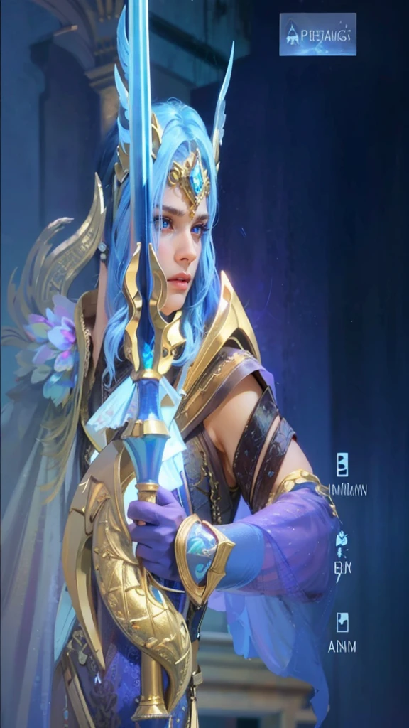 a close up of a person holding a sword in a room, masculine male, masterpiece, ((perfect eyes)) best quality, (semirealism:1.9), beautiful lighting, (extremely detailed CG unity 4k fhd wallpaper), High Detail, Sharp focus, dramatic outdoors, 1 boy ,19 years old, light purpel eyes, 8k, ultra hd, ultra detailed texture, hyper realistic, masterpiece, detailed texture, detailed face, detailed skin, detailed lighting, (photorealistic:1.5), best quality, beautiful lighting, cinematic lighting, professional lighting, ultra highres, realistic, detailed hair, real hair, high quality, (realskin:1.5), extremely detailed, finely detail, ultra-detailed, glare.