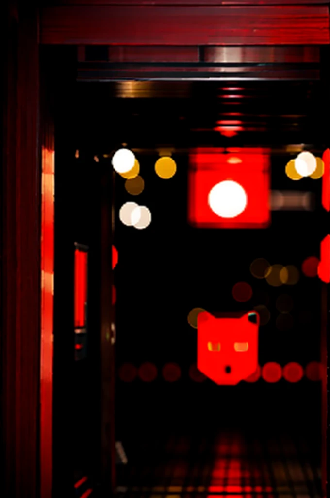 make me a picture, CLEAN, 3D, WHICH HAS THIS FUND NAME, TAICHI, AND LET THE BACKGROUND BE BLACK AND RED, ALSO ADD THAT IT ONLY HAS THE NAME, THE MASK AND THE BLACK AND RED BACKGROUND