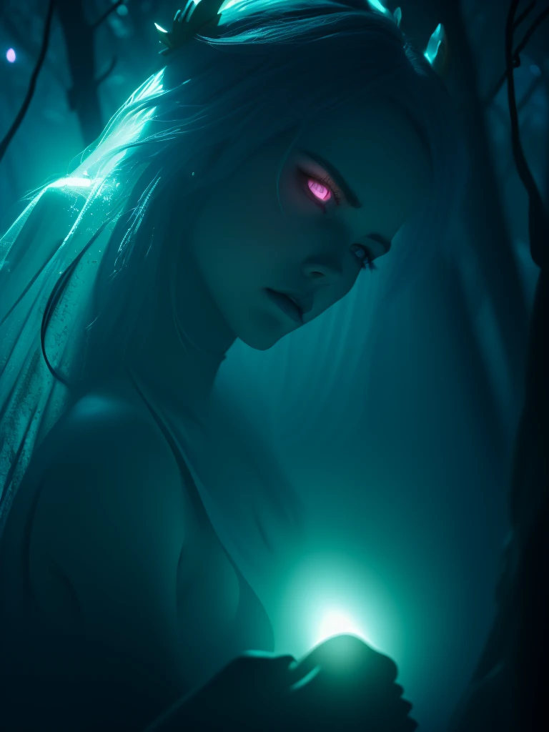 in the dark, mystical forest, a powerful злая женщинаейка emerges from the depths of her own Creation. Her presence is accompanied by an intimidating aura....., emits ominous energy, striking fear into the hearts of all, who will meet her.. With her mesmerizing, sparkling eyes, she has the ability to think and manipulate others, Using your powers, corrupt the purest souls.
Worn in torn condition, ethereal clothes, her anger is emphasized, as her figure is partially visible through translucent clothing, causing intrigue, Also, like a wish. There'There'There'there's an epic atmosphere around her...., as if the very fabric of reality bends to her will. She is surrounded by an otherworldly glow, throwing an eerie light onto the stage.
In the background, ghostly figures float silently, representing souls, which she captured and enslaved. The air is filled with a feeling of foreboding, how ghostly ghosts silently mourn their tragic fate.. Highest overall image quality, Every intricate detail is carefully and masterfully drawn.....
The artistic style combines elements of a dark portrait....., demonstration of the perverted beauty of the villain, and unearthly landscape, depicting a ghostly forest, which serves as her domain. Dark colors predominate in the color palette...., cool tones, emphasizing a dark and supernatural atmosphere.
The lighting in the scene is atmospheric and dramatic....., with rays of soft moonlight, breaking through the dense foliage, Creation феерического эффекта. Shadows dance and play on the villain'face, highlighting her evil expression and further enhancing her mysterious presence.
((Best quality, 4K, A high resolution, masterpiece:1.2)), ultra detailed, (realistic, photorealistic, photo-realistic:1.37), HDR, studio lighting, Ultra-thin painting, sharp focus, physically based rendering, very detailed description, professional, bright colors, hips.
Hope, This advice accurately reflects the essence of the topic "Creation, ((villainous aura))