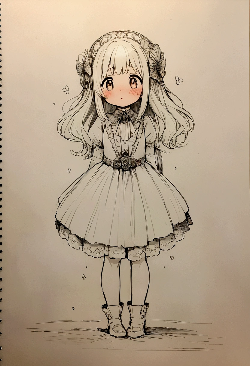 Anime girl pooping