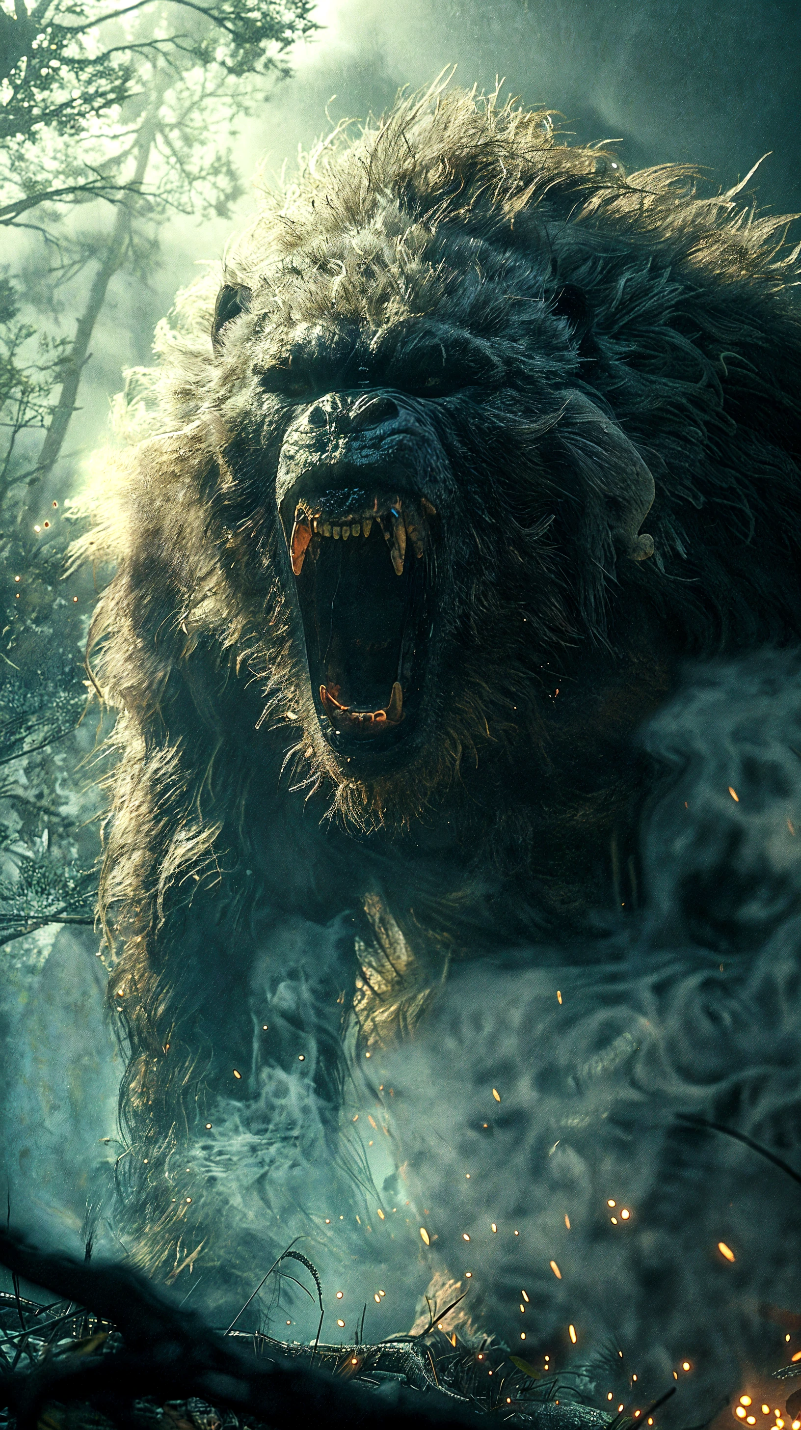 Fantastic beast of Pahang(Malaysia), magical creature of Pahang(Malaysia), giant creature, fantasy creature, Cinematic scene, epic picture scene, super detail, photography picture, wallpaper picture quality, masterpiece, high resolution, 4k hd, 8k hd, 16k hd