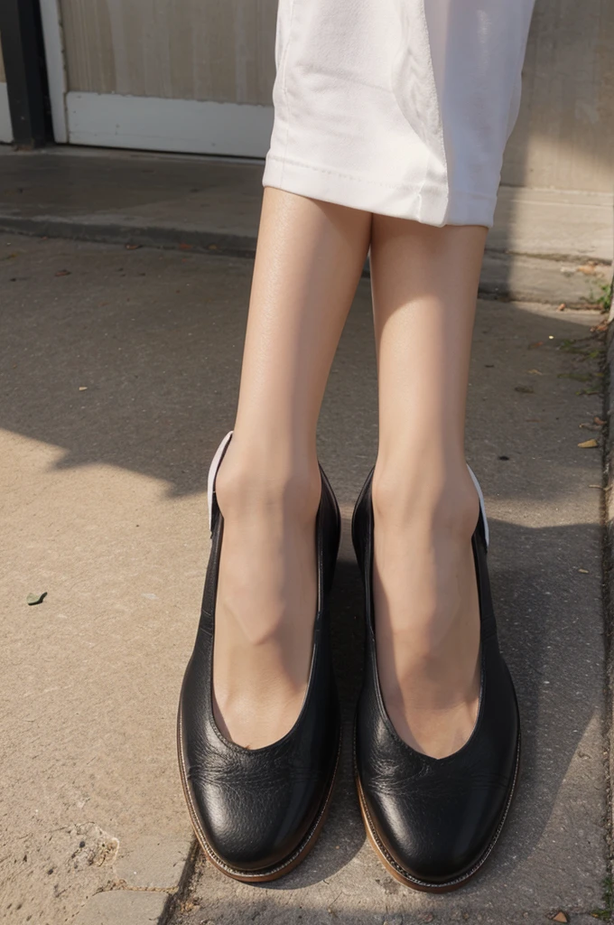 Photo of your own shoes , the angle is from top to bottom