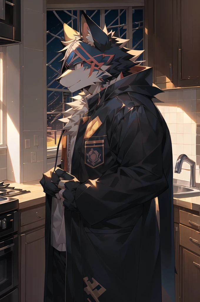 furry,anime character in a kitchen with a window and a stove, from cryptid academia, best anime 4k konachan wallpaper, badass anime 8 k, high detailed official artwork, detailed digital anime art, anime art wallpaper 8 k, anime art wallpaper 4k, anime art wallpaper 4 k, detailed fanart, digital art from danganronpa