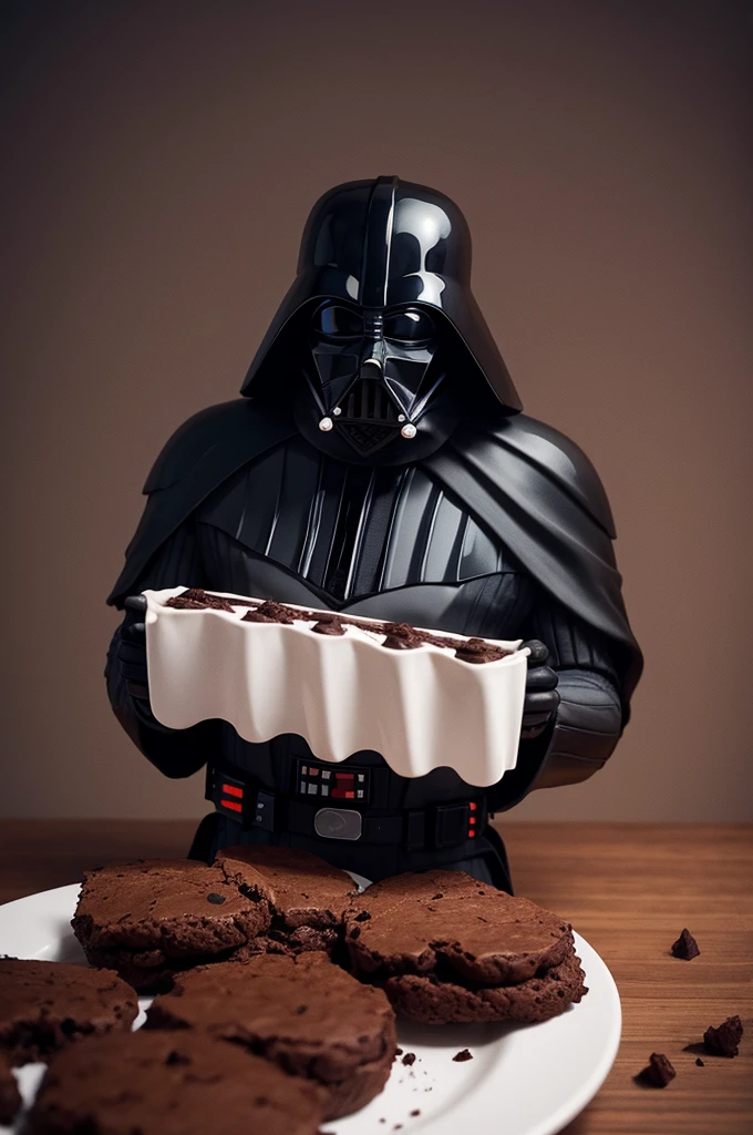 Animation of Darth Vader eating brownie