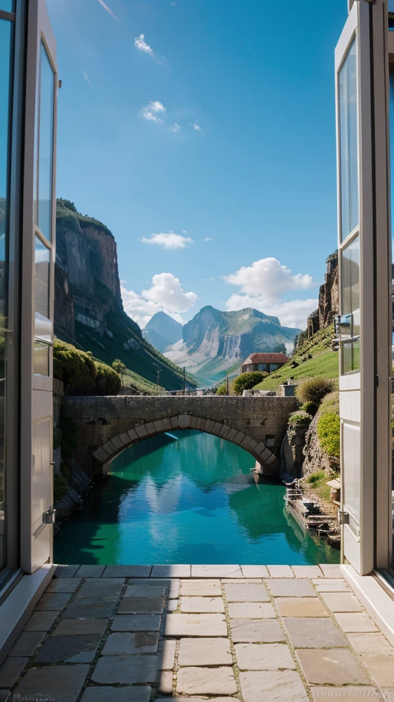 make a scenic lego background