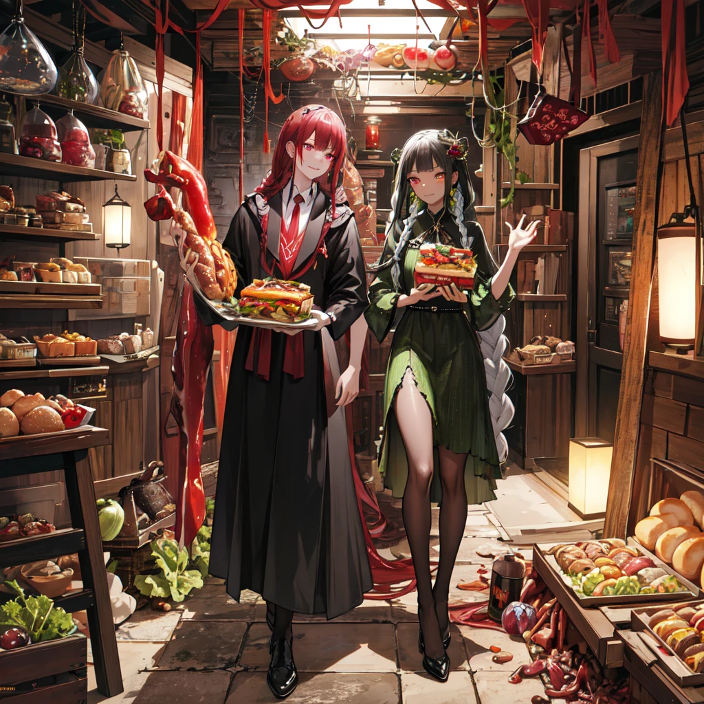 (otherworldly, otherworldly atmosphere, otherworldly appearance), highly insanely detailed, masterpiece, top quality, best quality, highres, 4k, 8k, RAW photo, (box braids:1.2), Caribbean, dark tunnel,
hamburger with bacon, lettuce, tomato and cheese, promotional image, hyperquality, products shot, full - color, extreme render, mouthwatering, (fantasy world)