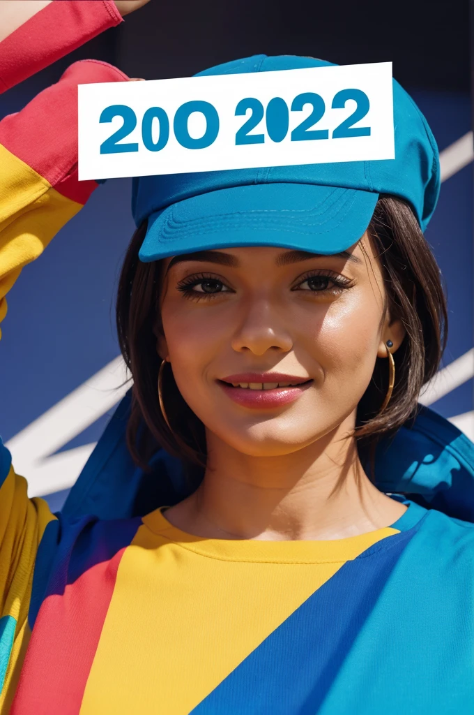 2024- 2025 colourful text