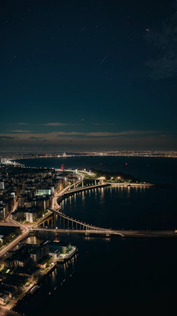 city view at night