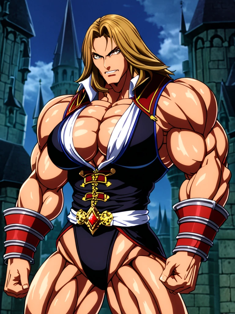 castlevania woman muscle big pecs