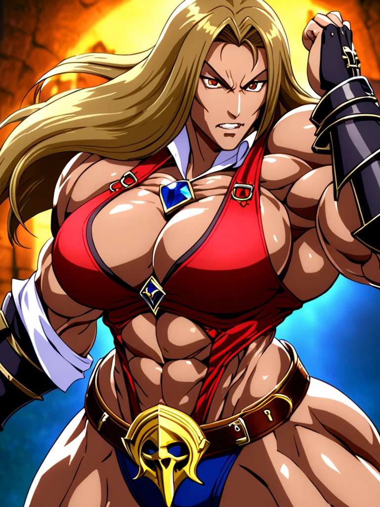 castlevania woman muscle big pecs