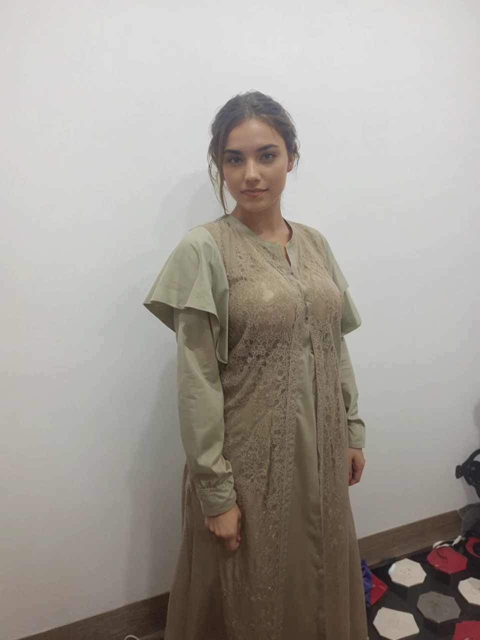 Sexy woman with big breasts