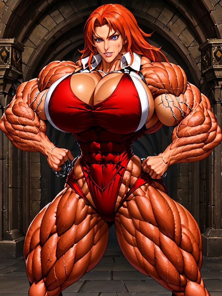 muscle woman fire arms castlevania bullet proff west steel