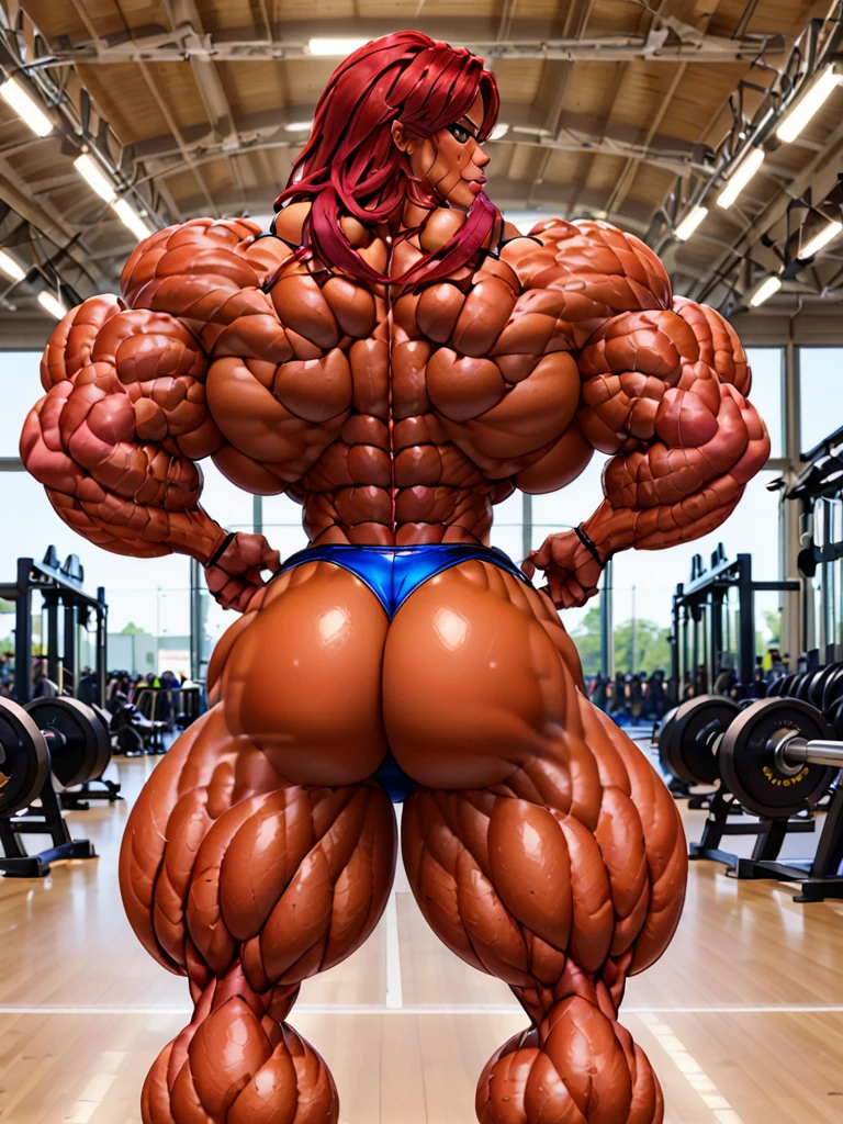 muscle woman ass