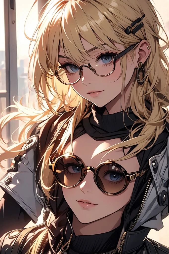 Blonde, Round Glasses, cool, Gear Accessories,