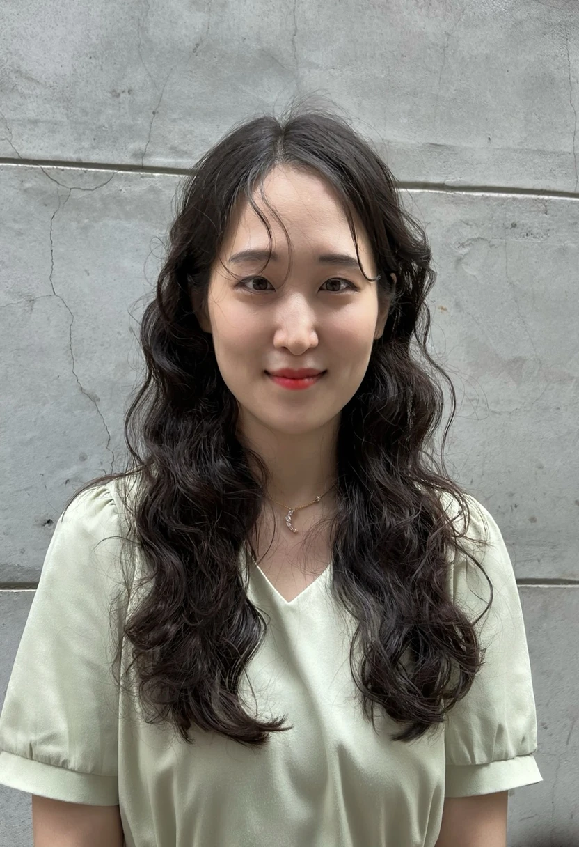 lovely face, 25 year old Korean woman