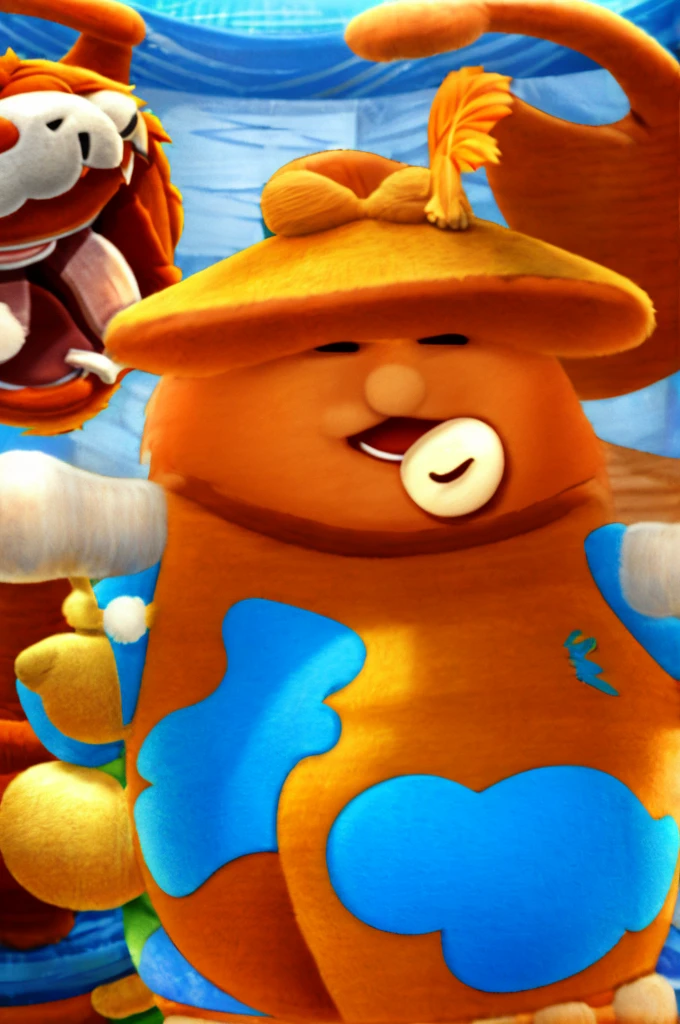 3D Garfield Cartoon,Ultra HD 8k,avatar,卡通avatar