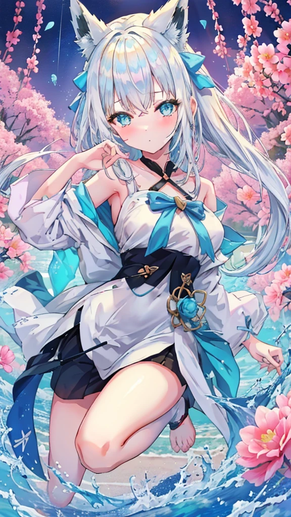 Date、she、Emotional enhancement settings、Cute girl in anime style, Inverted triangle composition,  (eyes、Beautiful centerpiece：1.2)), Cool face, whole body,In detail, Smooth, High resolution, One Girl, 、high quality、high resolution、Precision、masterpiece