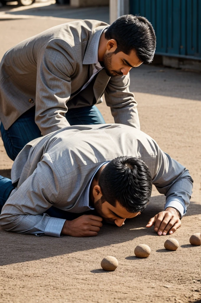 A person who is prostrating