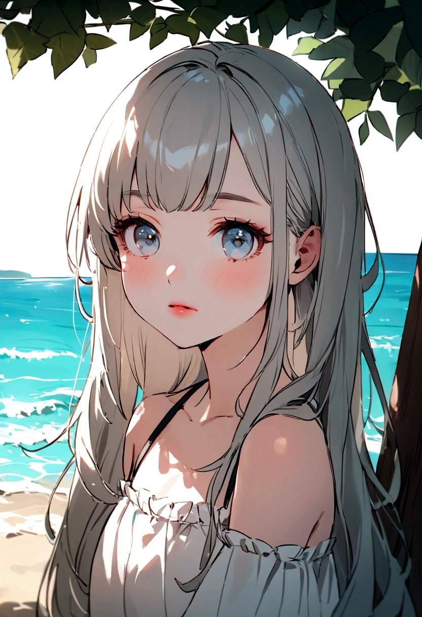 Seeking a skilled photographer to capture a stunning high-resolution portrait of a young Russian girl on the beach, capturing her natural beauty and innocence. The subject should exude charm and grace, with emphasis on her youthful features and the serene backdrop of the ocean. The girl's height should be conveyed through the composition, highlighting her stature relative to her surroundings. Preference given to photographers with experience in portrait photography and capturing the essence of youth and natural beauty."