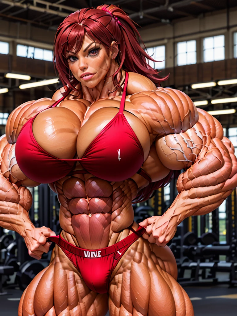 muscle woman underwear
