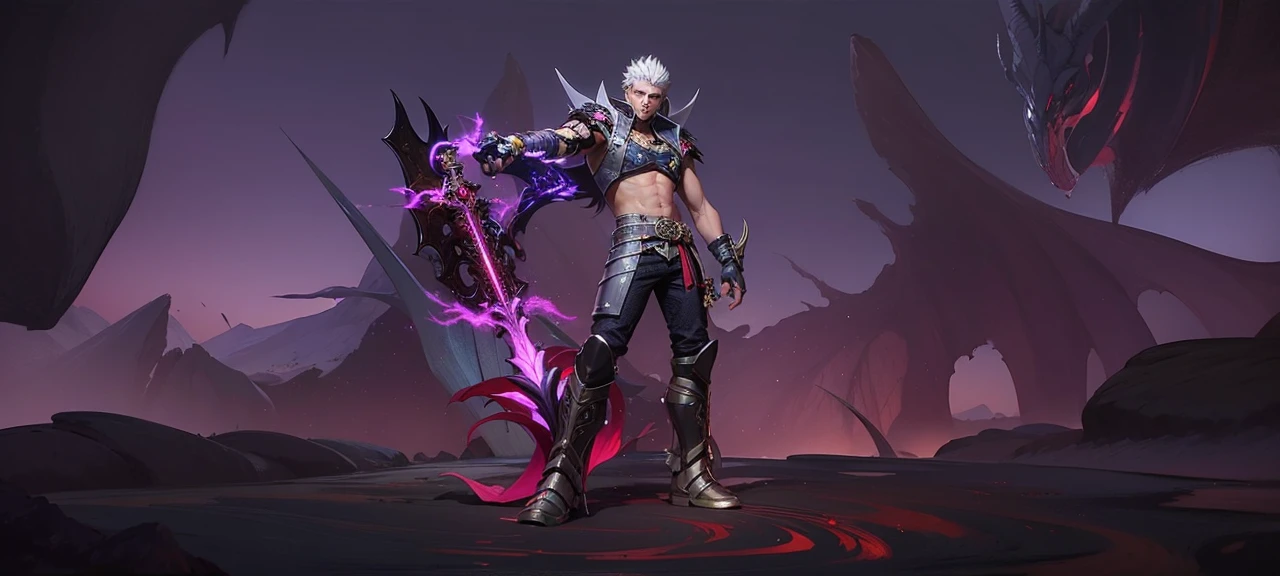 a man in a white suit and red scarf holding a sword, son of sparda, handsome guy in demon slayer art, key anime art, keqing from genshin impact, ig model | artgerm, rossdraws 1. 0, rossdraws 2. 0, sakimichan frank franzzeta, heise jinyao, rossdraws digital painting