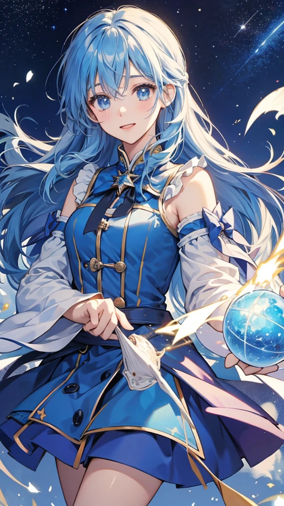 Fluffy、Starry Sky、magic、Star bright、Flying in the sky,magic少女,Powdery