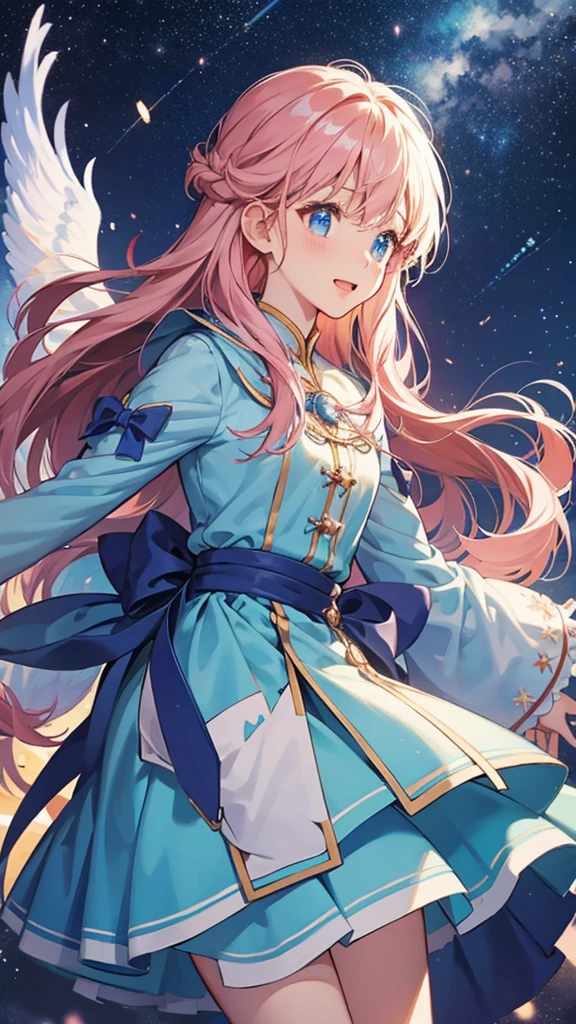 Fluffy、Starry Sky、magic、Star bright、Flying in the sky,magic少女,Powdery