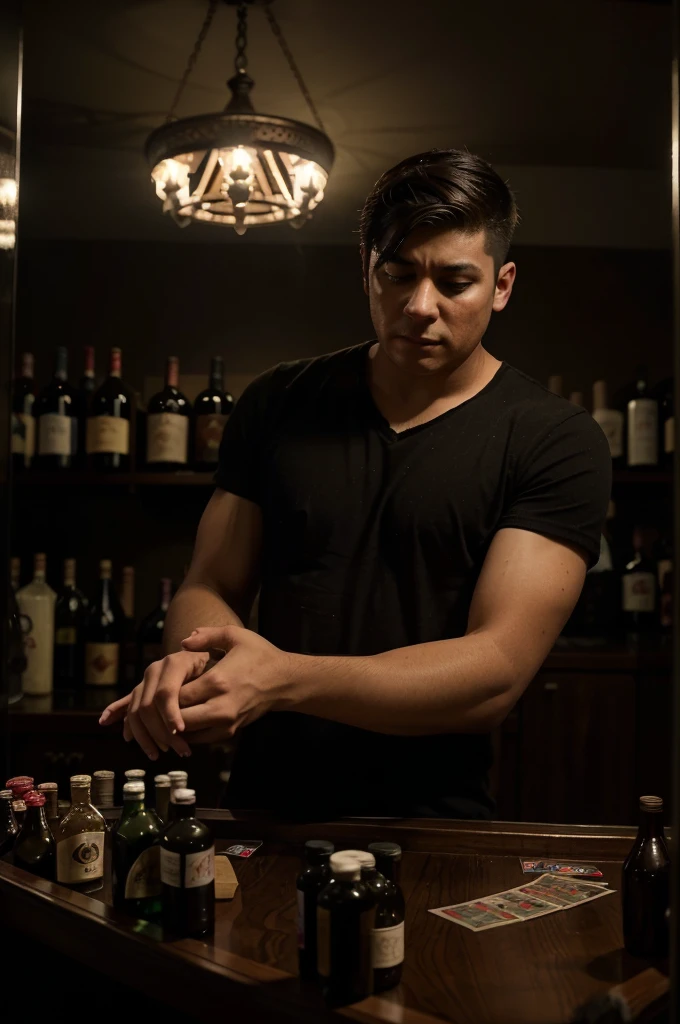 In a quiet city, a young man named Edgar is haunted by sadness and regret. Losing his beloved wife had plunged him into darkness, and he sought solace in bottles of wine and gambling.