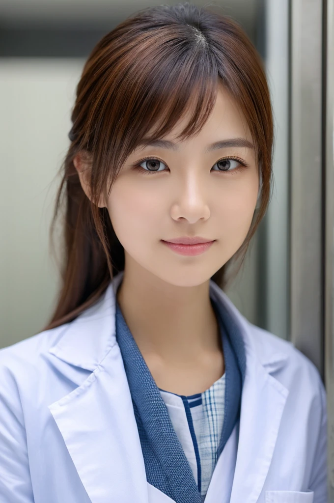 ((Highest quality)), ((masterpiece)), (detailed),Perfect Face,Japanese,Female doctor,White