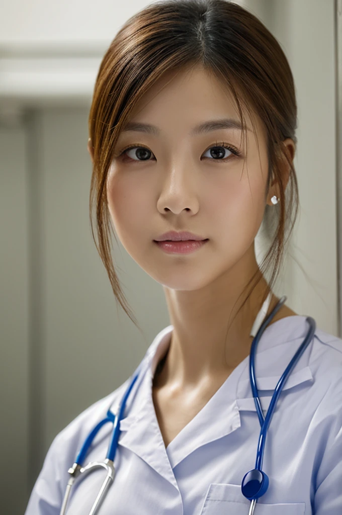 ((Highest quality)), ((masterpiece)), (detailed),Perfect Face,Japanese,Female doctor,White