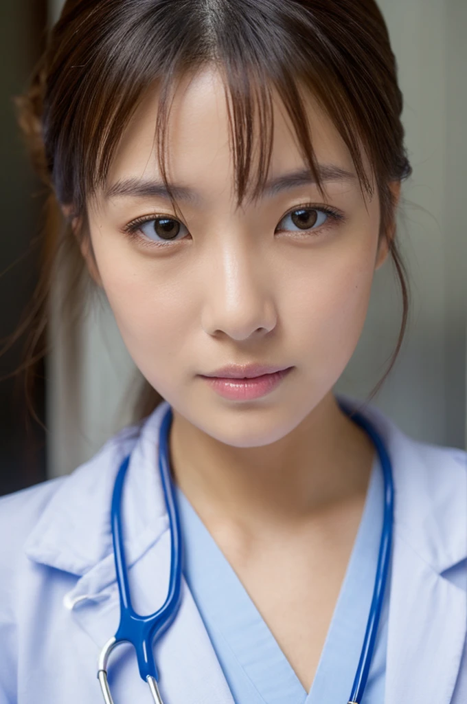 ((Highest quality)), ((masterpiece)), (detailed),Perfect Face,Japanese,Female doctor,White