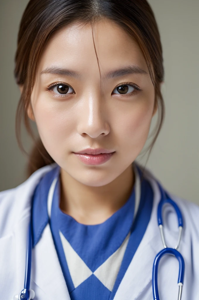 ((Highest quality)), ((masterpiece)), (detailed),Perfect Face,Japanese,Female doctor,White