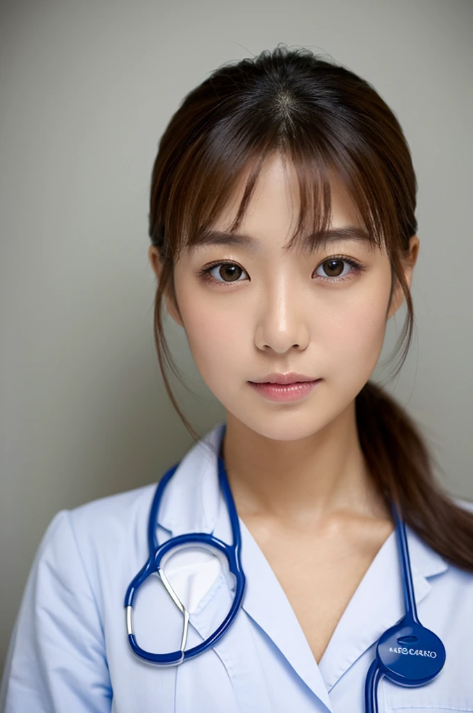 ((Highest quality)), ((masterpiece)), (detailed),Perfect Face,Japanese,Female doctor,White