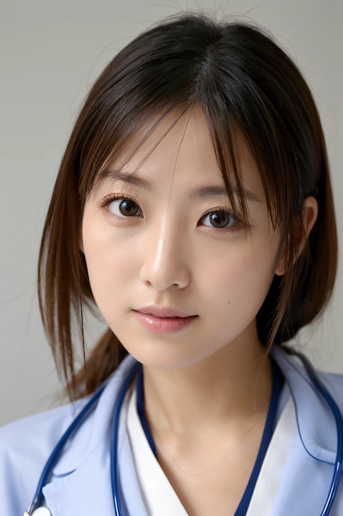 ((Highest quality)), ((masterpiece)), (detailed),Perfect Face,Japanese,Female doctor,White