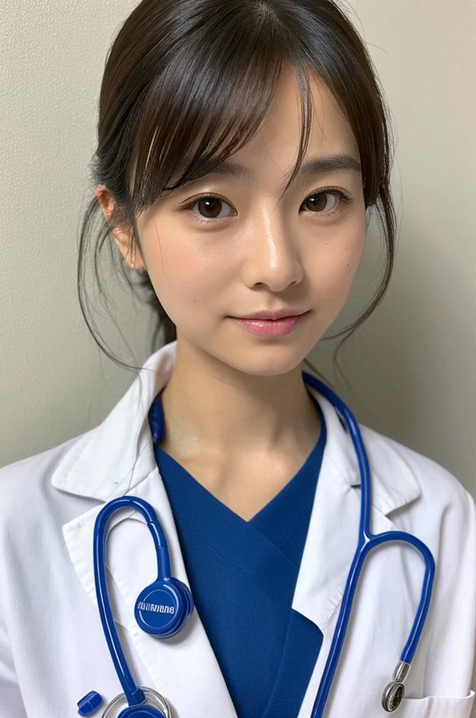 ((Highest quality)), ((masterpiece)), (detailed),Perfect Face,Japanese,Female doctor,White