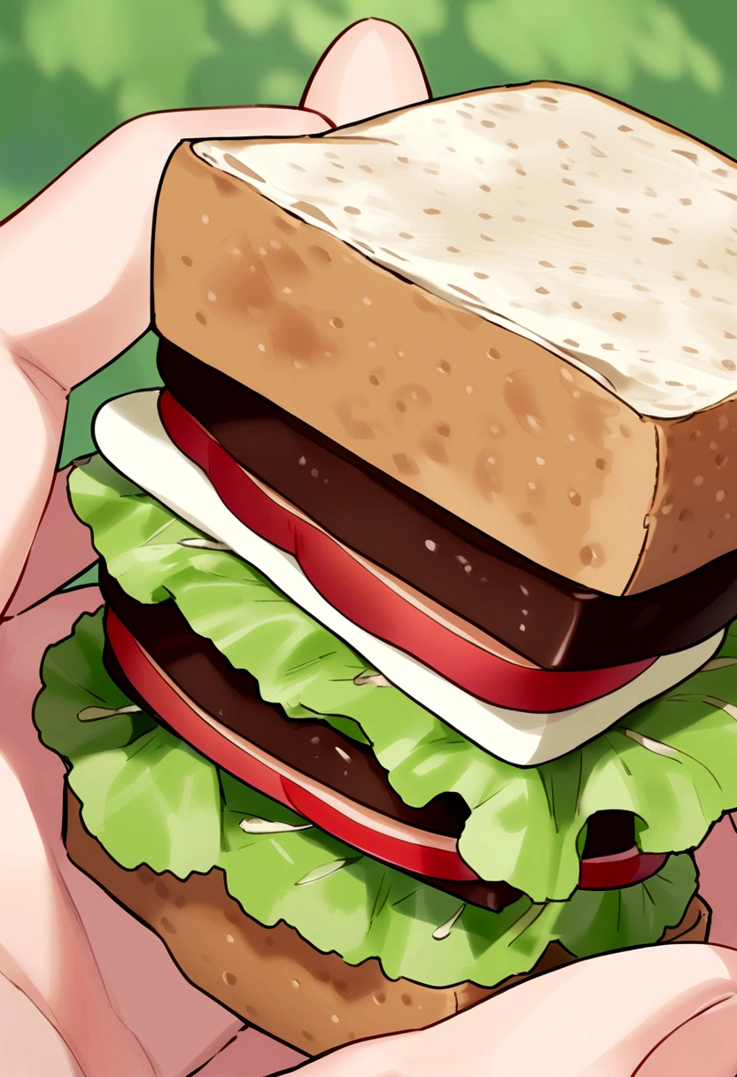  EatingSandwich blackbread