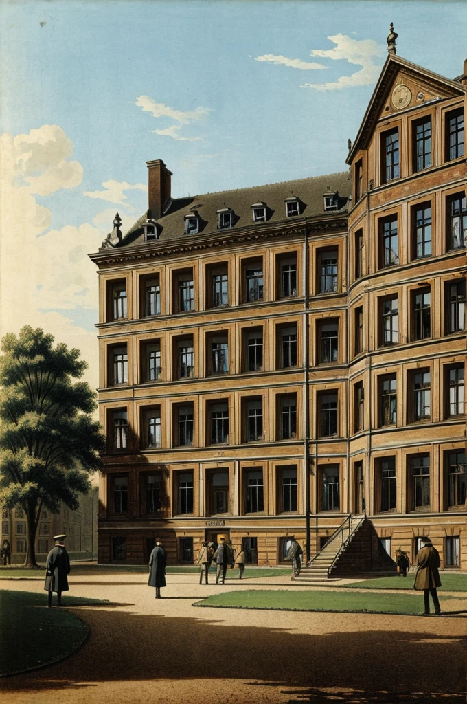 Friedrich Wilhelm School Eschwege burned