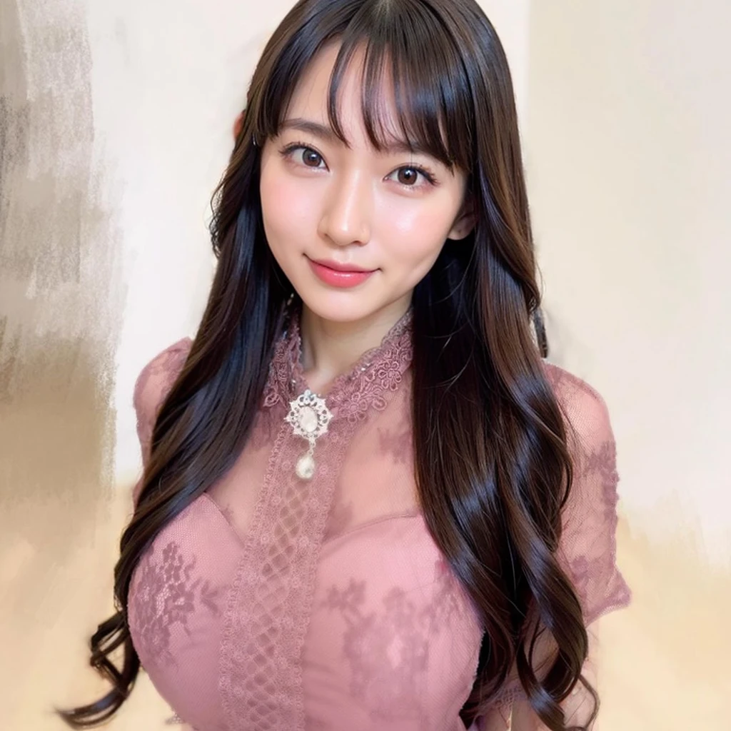 smile, unparalleled beauty, very beautiful woman, perfect balance,depth of field, Surrealism, Verism, cowboy shot, uhd, masterpiece, ccurate, anatomically correct, textured skin, super detail, high details, high quality, award winning, best quality, highres, 20-year-old、Like a young girl