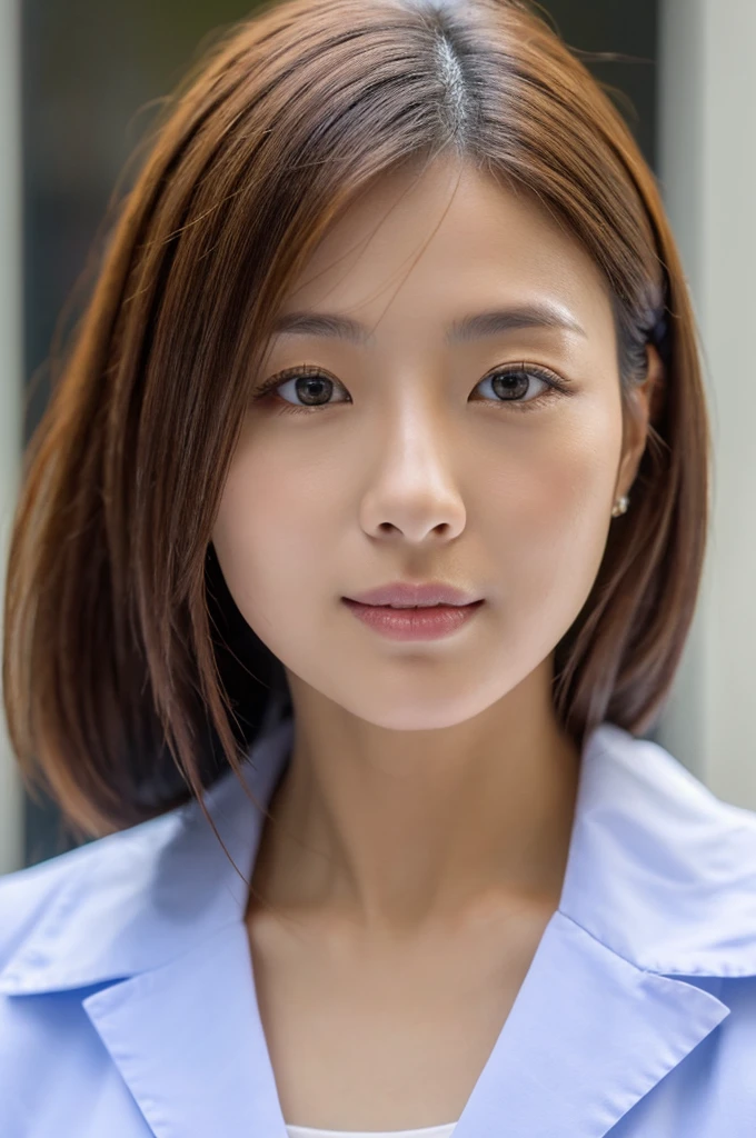 ((Highest quality)), ((masterpiece)), (detailed),Perfect Face,Japanese,Female doctor,White