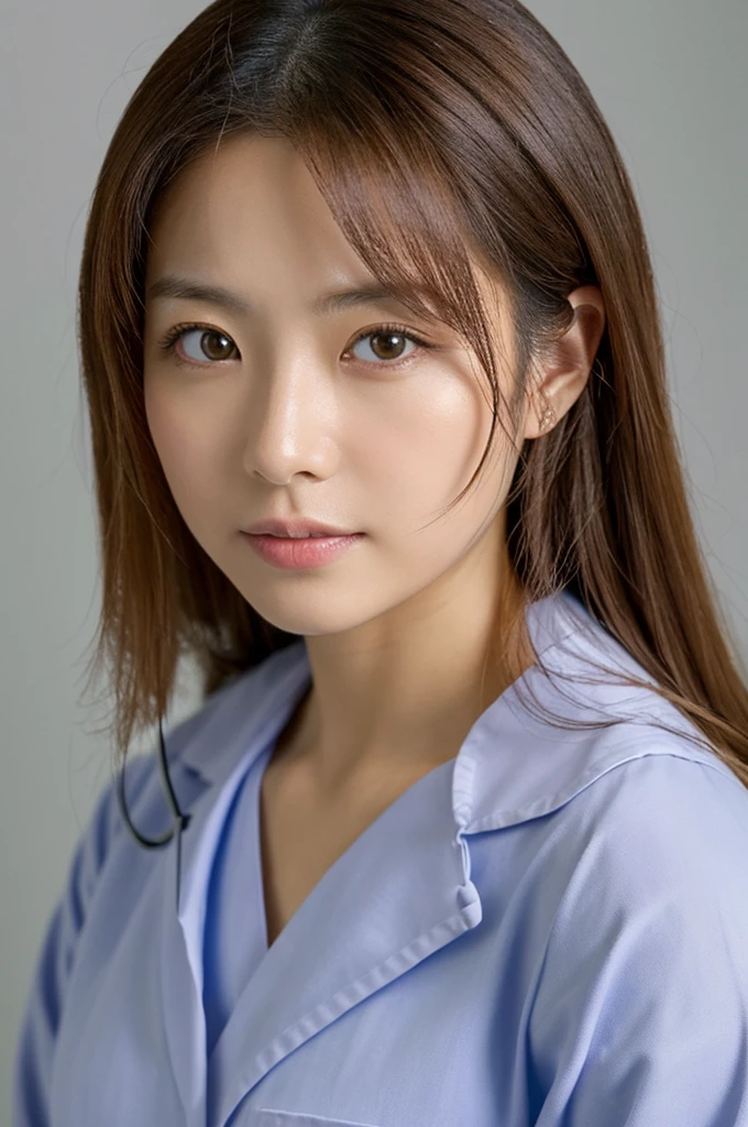 ((Highest quality)), ((masterpiece)), (detailed),Perfect Face,Japanese,Female doctor,White