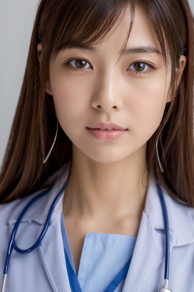 ((Highest quality)), ((masterpiece)), (detailed),Perfect Face,Japanese,Female doctor,White