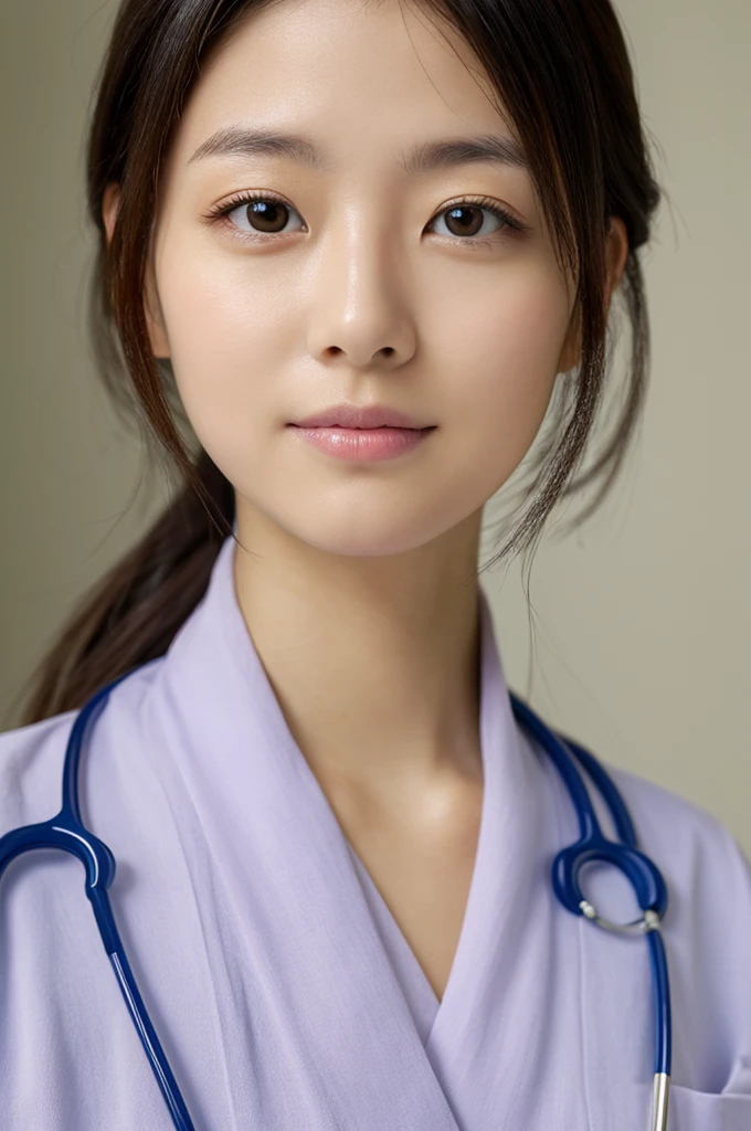 ((Highest quality)), ((masterpiece)), (detailed),Perfect Face,Japanese,Female doctor,White