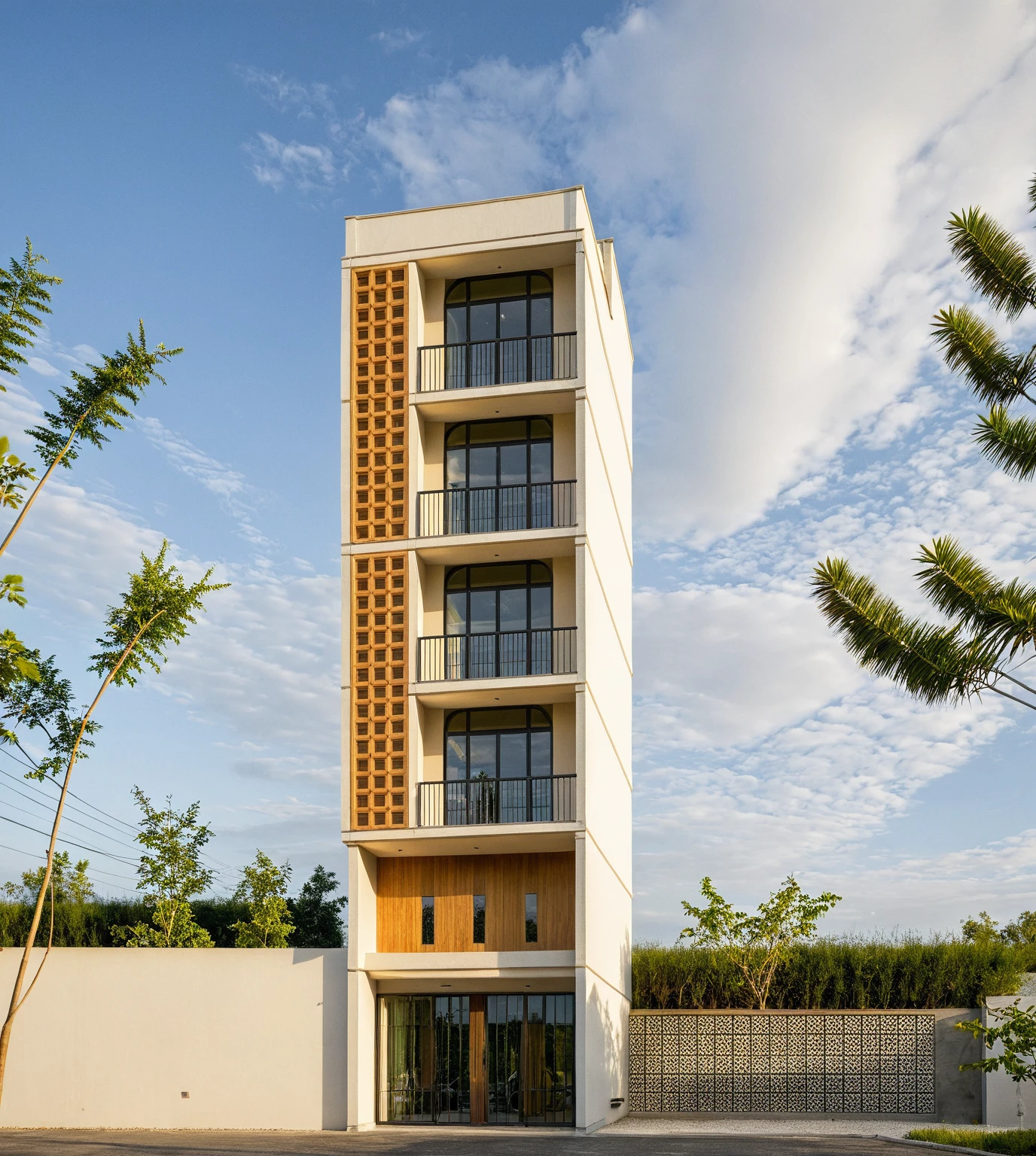 Photo brute,head of&#39;artwork, High quality, best quality, authentique, great detail,
En plein air, villa de plain-piedXL, credit group, style de maison moderne dans la rue ,stairs, route au mur blanc,pavement, grass, trees, sky, nuvens, (day light:1.1)